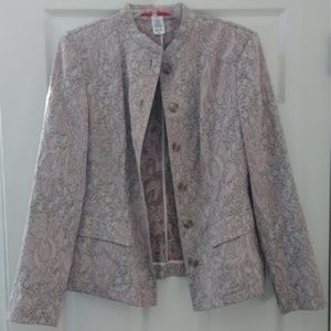 AK Anne Klein Pink Blazer Size 14